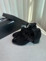 Chanel mesh middle heel shoes size :35-40（40 can be customized made）heel 4.5cm note shoes size and color when you fill shipping address - Image 8