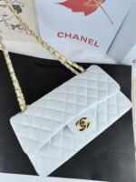 Chanel classic flap bag a01112 medium size: 15.5x25.5x6.5cm - Image 8