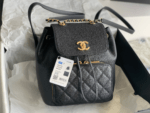 Chanel Classic backpack Black ball pattern series size: 24x21x16cm - Image 2