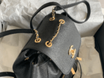 Chanel Classic backpack Black ball pattern series size: 24x21x16cm - Image 3