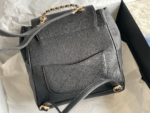 Chanel Classic backpack Black ball pattern series size: 24x21x16cm - Image 4