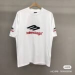 GGBaCiT02 BALENCIAGA Letter Embroidered T-shirt