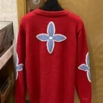 LhonMyi LV Red Fashion Sweater