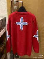 LhonMyi LV Red Fashion Sweater