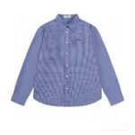 MuLanChen MIUMIU checked shirt
