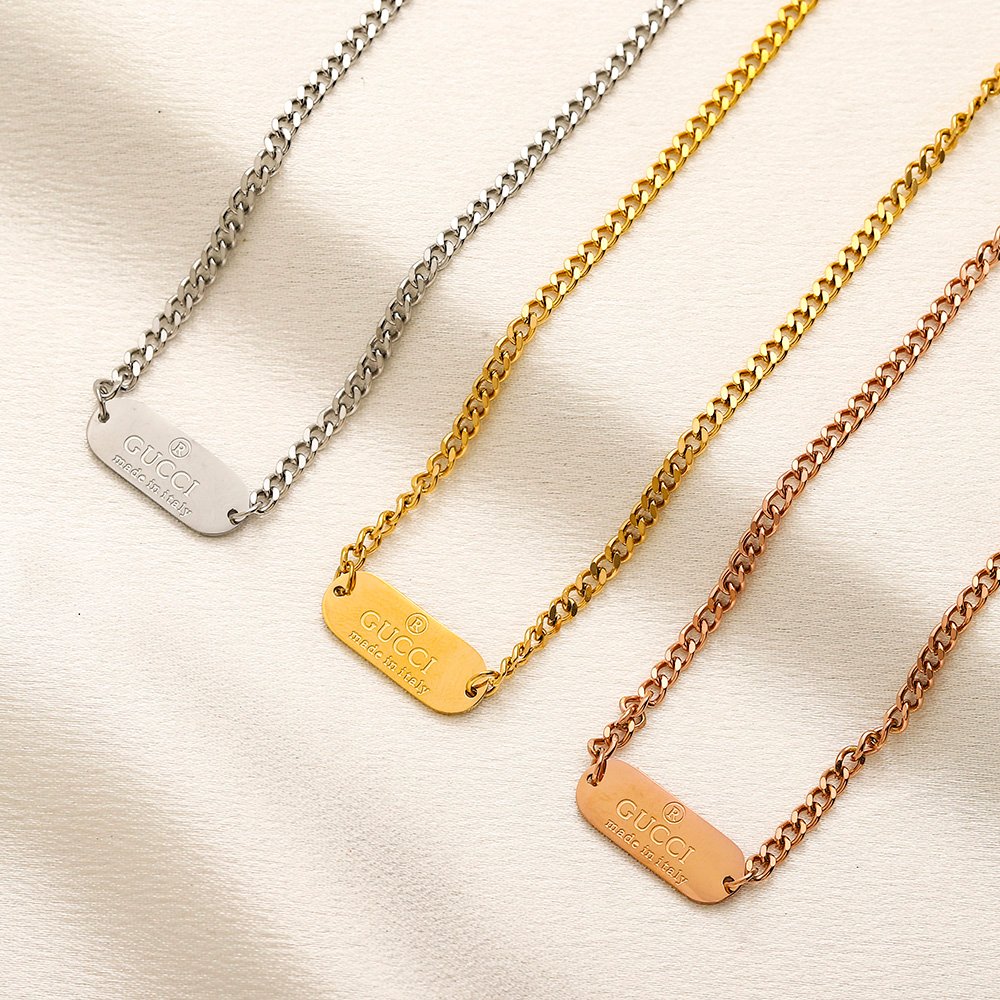 wsxc1739610001231_0 ZG2955 GUCCI Necklace With box - Image 1