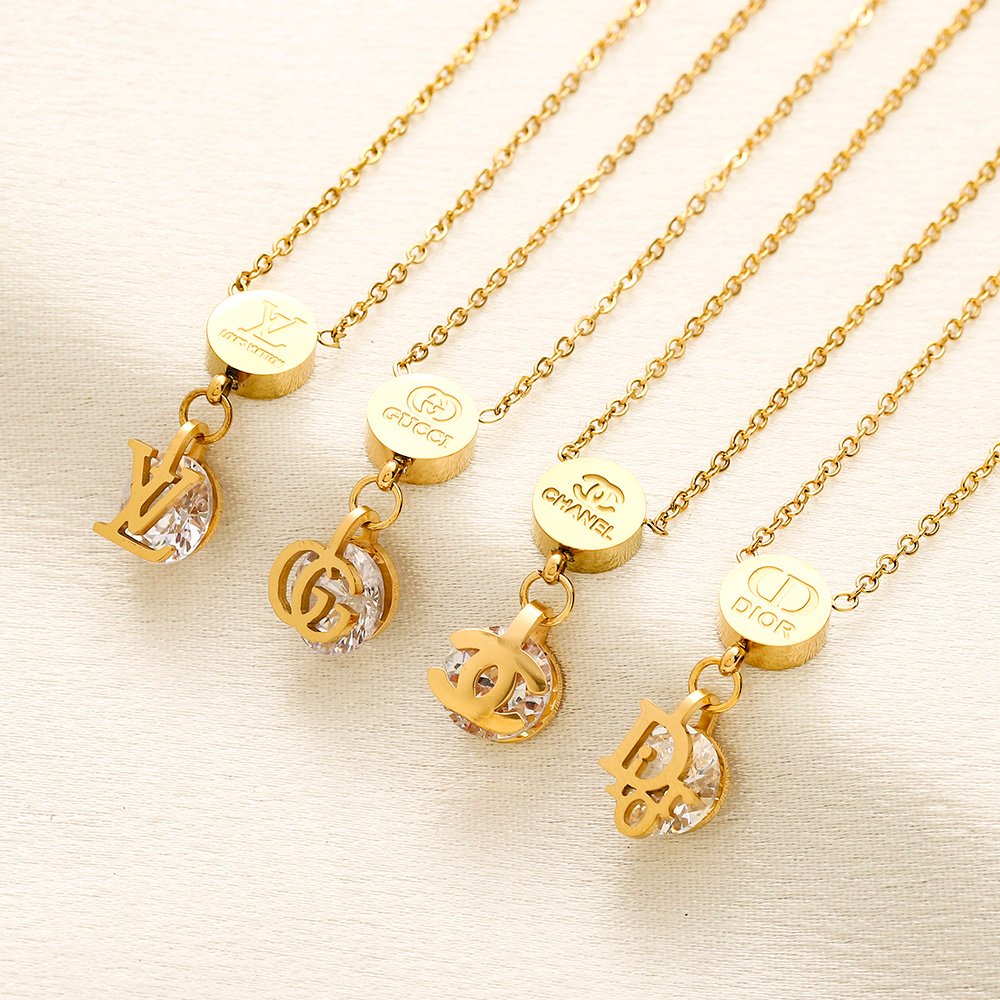 wsxc1739610677507_0 ZG3009 GUCCI Necklace With box - Image 1