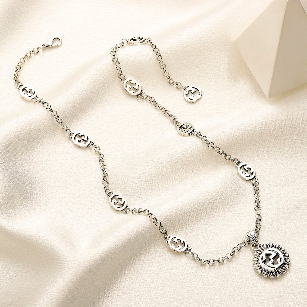 wsxc1739610744576_4 ZG2846 GUCCI Necklace With box - Image 1