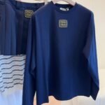 JinMuWei High quality MIUMIU classic gold thread letter hoodie