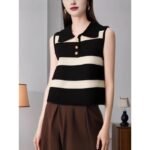 hSd02Z Knitted vest T-shirt - Image 2