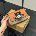 GcoBao24 COACH Retro metal bag  22*13cm
