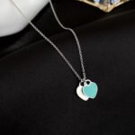 GdixinLia Tiffany heart-shaped necklace